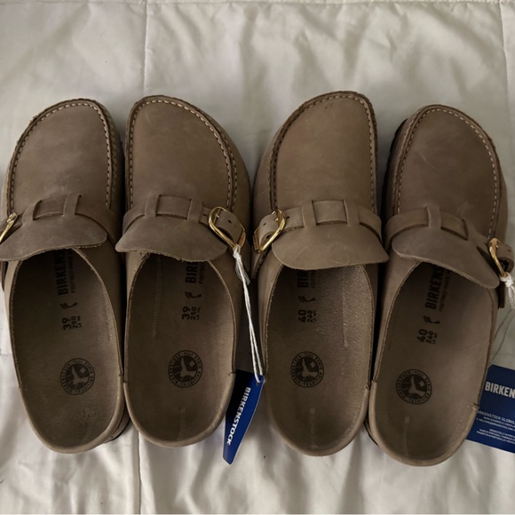 NWT Birkenstock Buckley Style Oiled Leather in Light Tobacco - Picture 14 of 16